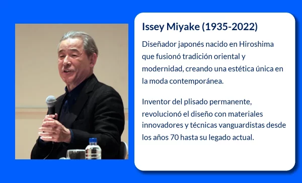 Miyake Issey. El diseñador japonés que revolucionó la moda con su creatividad e innovación