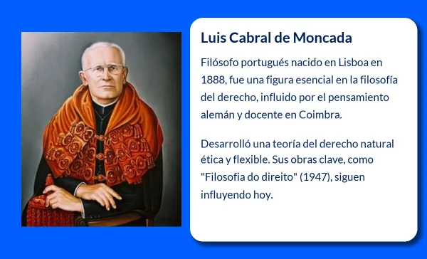 Luis Cabral de Moncada  – Filósofo portugués del derecho