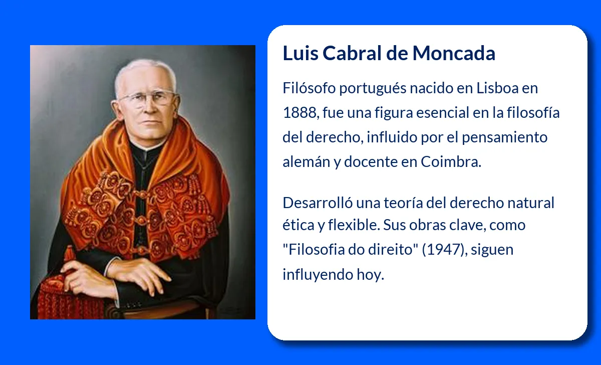 Luis Cabral de Moncada  – Filósofo portugués del derecho