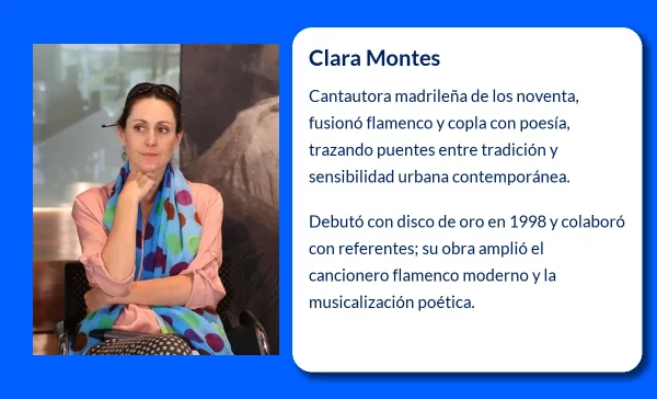 Clara Montes (1970-VVVV): La voz cálida que revolucionó el flamenco y la copla española