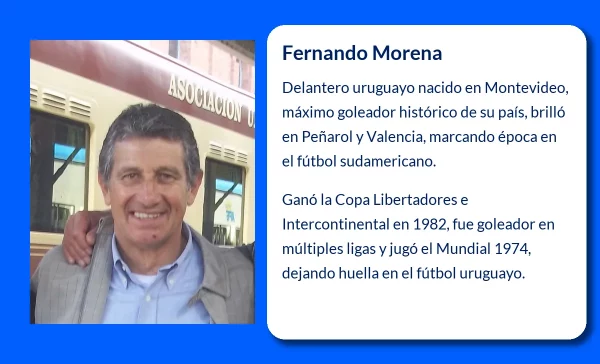 Fernando Morena (1952-VVVV). El máximo goleador de Uruguay y su legado en el fútbol internacional