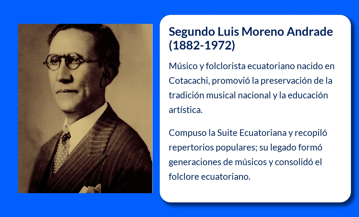 Segundo Luis Moreno Andrade (1882-1972). El maestro ecuatoriano que preservó la tradición musical