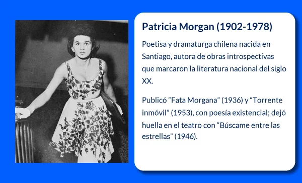 Patricia Morgan. La poetisa chilena que iluminó con su pluma la literatura nacional