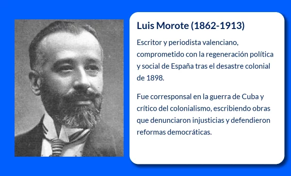Luis Morote. El escritor y periodista comprometido con la regeneración de España