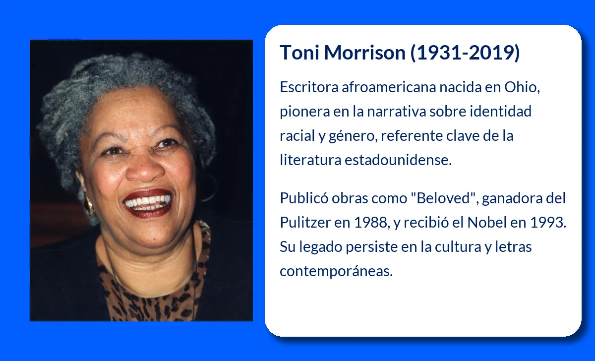 Toni Morrison. La escritora que revolucionó la literatura estadounidense