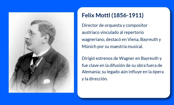 Felix Mottl. El director de orquesta y compositor que marcó la música wagneriana