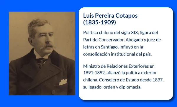 Luis Pereira Cotapos. El conservador chileno que dejó su huella en la política nacional
