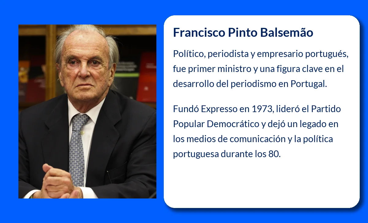 Francisco Pinto Balsemão (1937-VVVV): El político