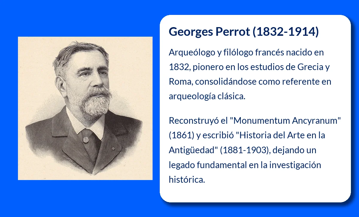Georges Perrot (1832-1914): El pionero en el estudio arqueológico y filológico de la antigüedad clásica
