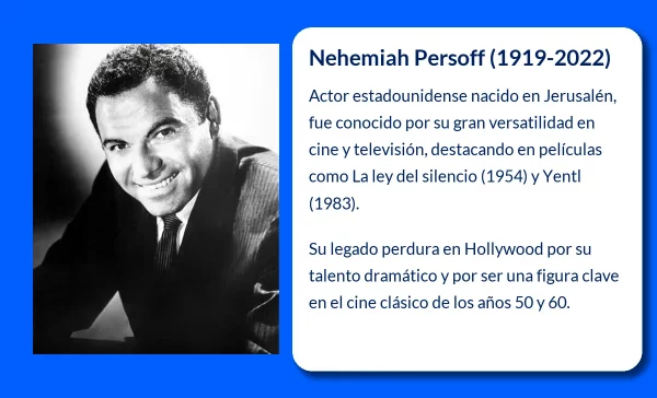 Nehemiah Persoff (1919-2022): El actor estadounidense que conquistó Hollywood con su talento y versatilidad
