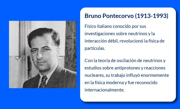 Bruno Pontecorvo. El pionero italiano en la física de los neutrinos