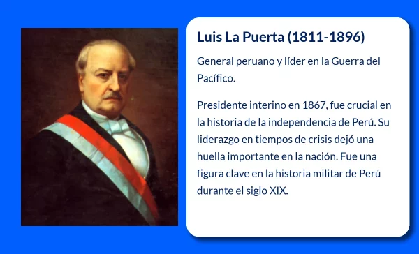 Luis La Puerta (1811-1896): General y político peruano que marcó un hito en la historia de Perú