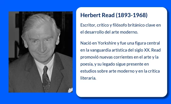 Herbert Read (1893-1968). El influyente escritor y crítico británico que transformó el arte moderno
