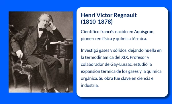 Henri Victor Regnault (1810-1878): El legado del pionero de la química y la física térmica