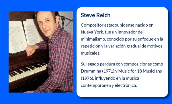 Steve Reich (1936-VVVV): El revolucionario del minimalismo musical