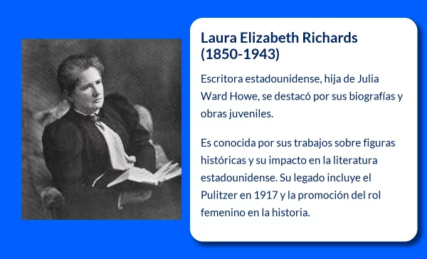 Laura Elizabeth Richards (1850-1943): La literata que inmortalizó a su familia y dejó una huella en la literatura estadounidense