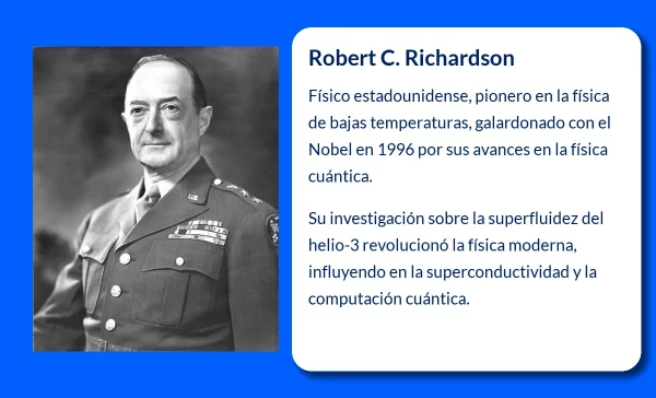 Robert C. Richardson (1937-VVVV): El físico estadounidense que desveló los misterios del helio-3