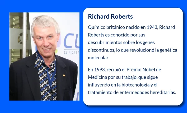Richard Roberts (1943-VVVV): El pionero en el estudio de los genes discontinuos