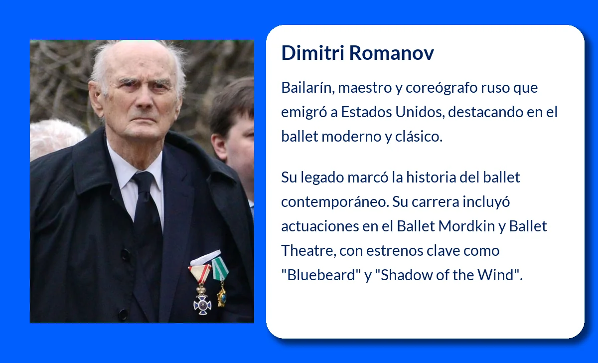 Dimitri Romanov (1907-VVVV): Un Maestro del Ballet de Origen Ruso