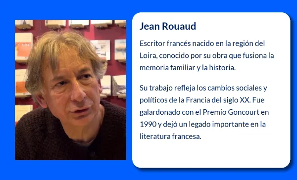 Jean Rouaud (1952-VVVV): El escritor francés que capturó el alma de su familia en la literatura