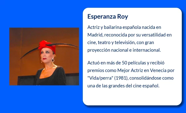 Esperanza Roy (1935-VVVV): La actriz que deslumbró en el cine
