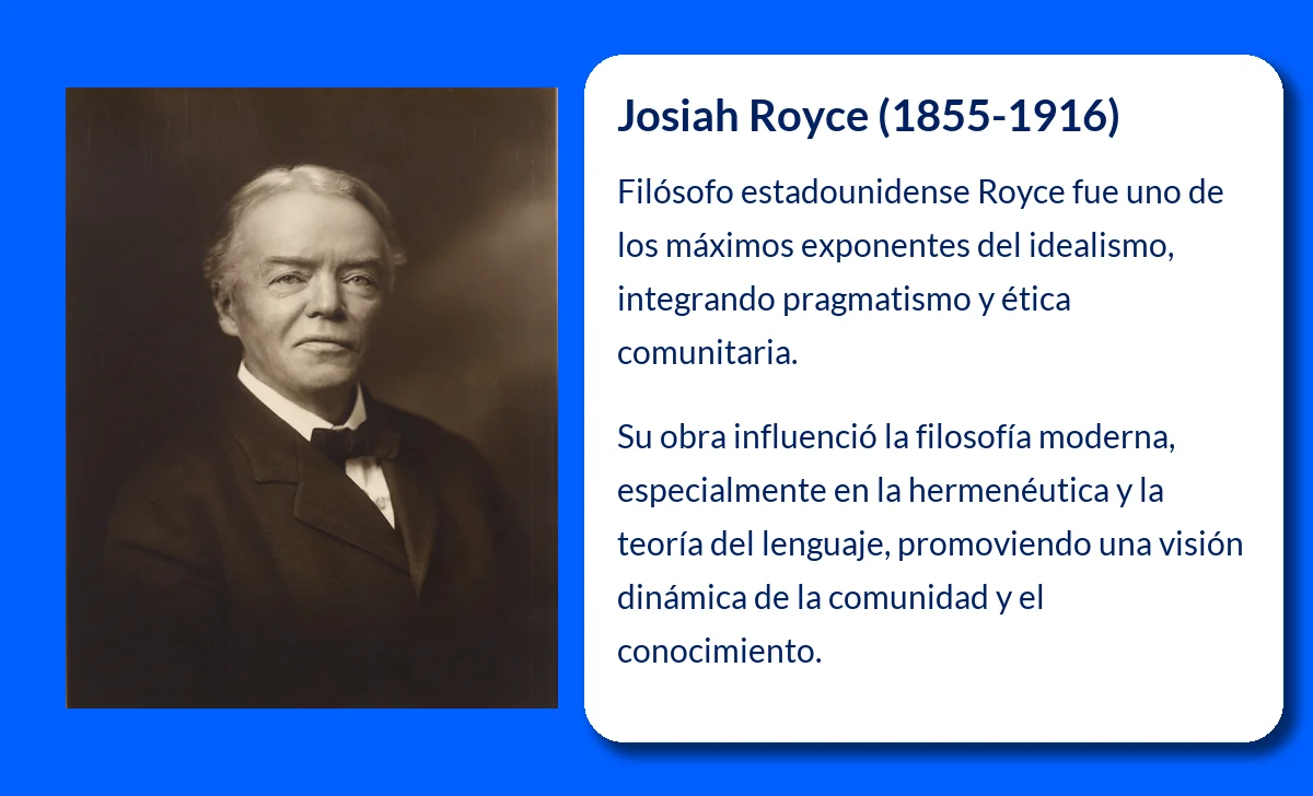 Josiah Royce (1855-1916). El filósofo idealista que dio forma a la moral de la comunidad