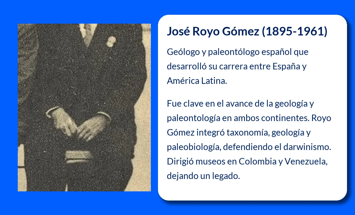 José Royo Gómez (1895-1961). El geólogo y paleontólogo español que marcó el rumbo de la ciencia en América Latina