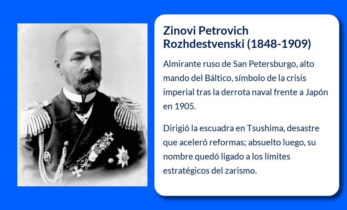 Zinovi Petrovich Rozhdestvenski (1848-1909): El almirante ruso en la encrucijada del Imperio