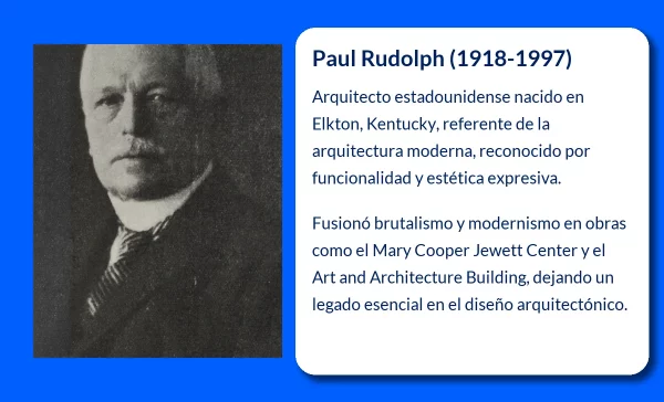 Rudolph Paul (1918-1997): El arquitecto que revolucionó la arquitectura moderna de Estados Unidos