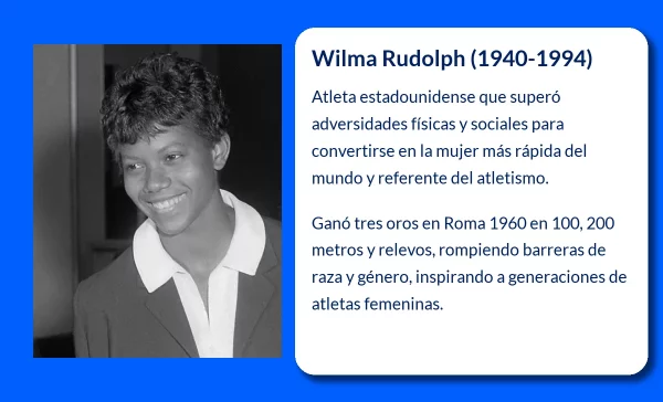 Wilma Rudolph (1940-1994): La atleta estadounidense que hizo historia en los Juegos Olímpicos