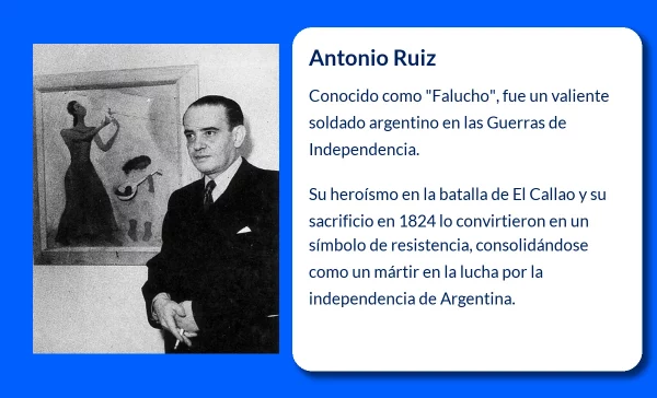 Antonio Ruiz (¿-1824). El valiente soldado argentino que desafió al poder español
