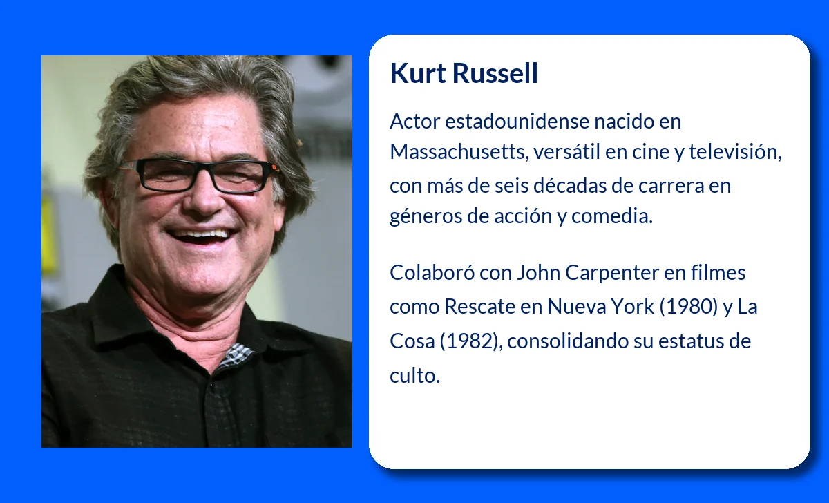 Kurt Russell (1951-VVVV): Un ícono del cine de acción y aventura