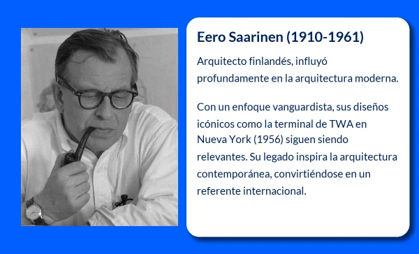 Eero Saarinen (1910-1961): El Arquitecto que Definió la Innovación y la Estética Moderna