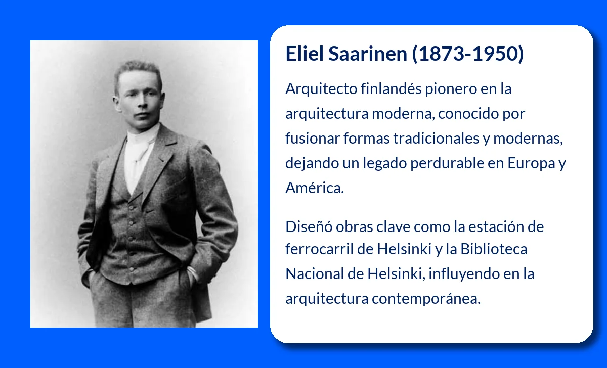 Eliel Saarinen (1873-1950). El arquitecto que transformó la arquitectura moderna