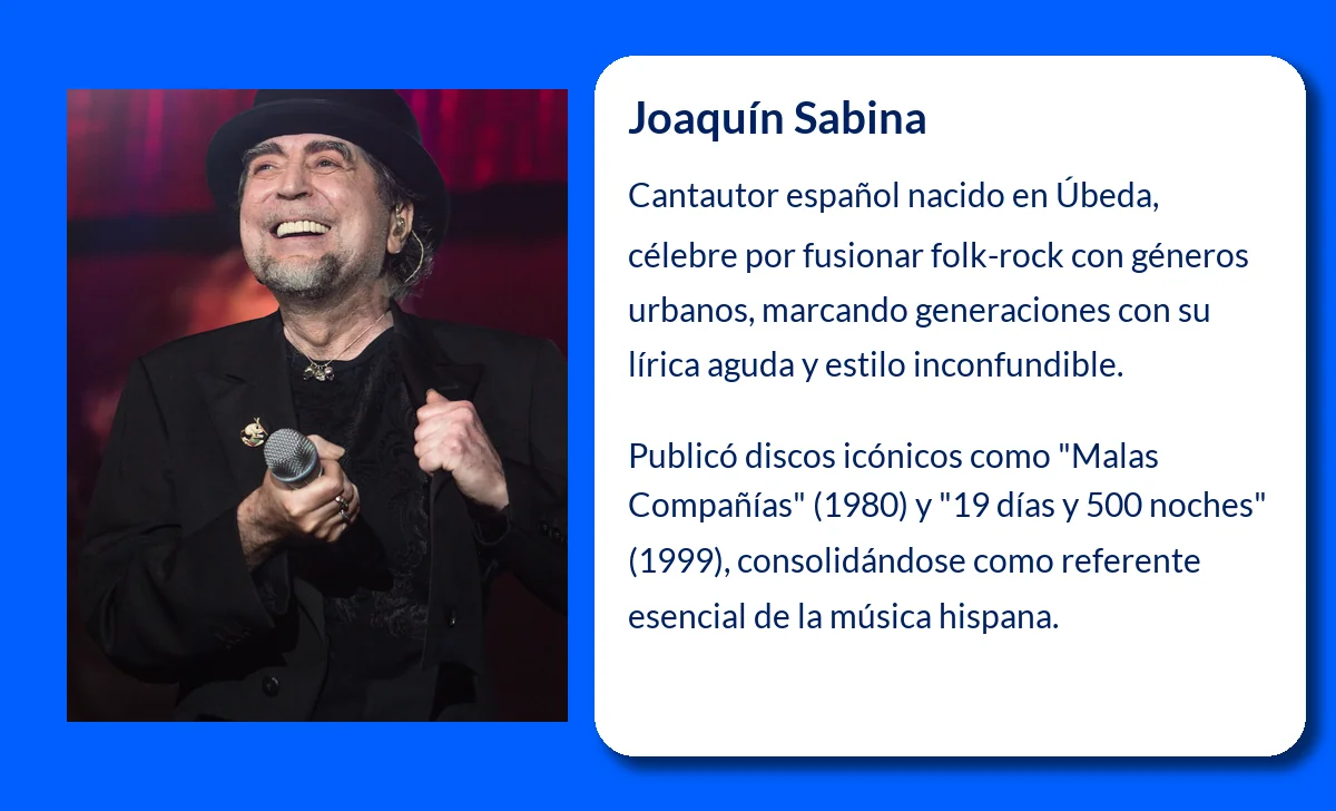 Joaquín Sabina (1949-VVVV): El Cantautor que Revolucionó la Música Española