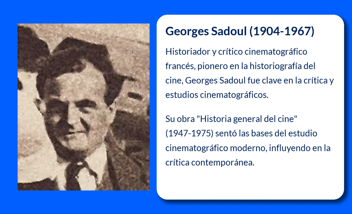Georges Sadoul (1904-1967): El pionero de la historiografía cinematográfica