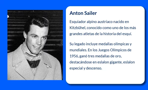 Anton Sailer (1936-VVVV). El legado dorado del esquiador austríaco