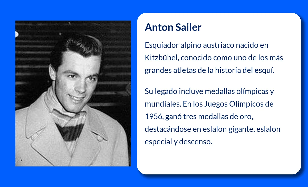 Anton Sailer (1936-VVVV). El legado dorado del esquiador austríaco