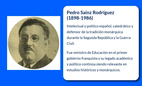 Pedro Sainz Rodríguez (1898-1986). Intelectual