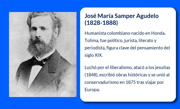 José María Samper Agudelo. El pensador y político colombiano que dejó huella en la historia