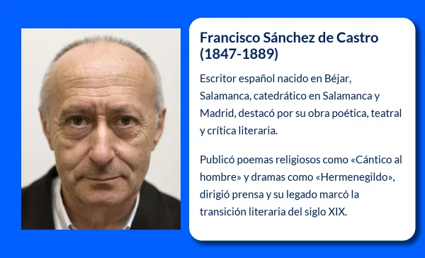Francisco Sánchez de Castro. El escritor español que destacó en la poesía