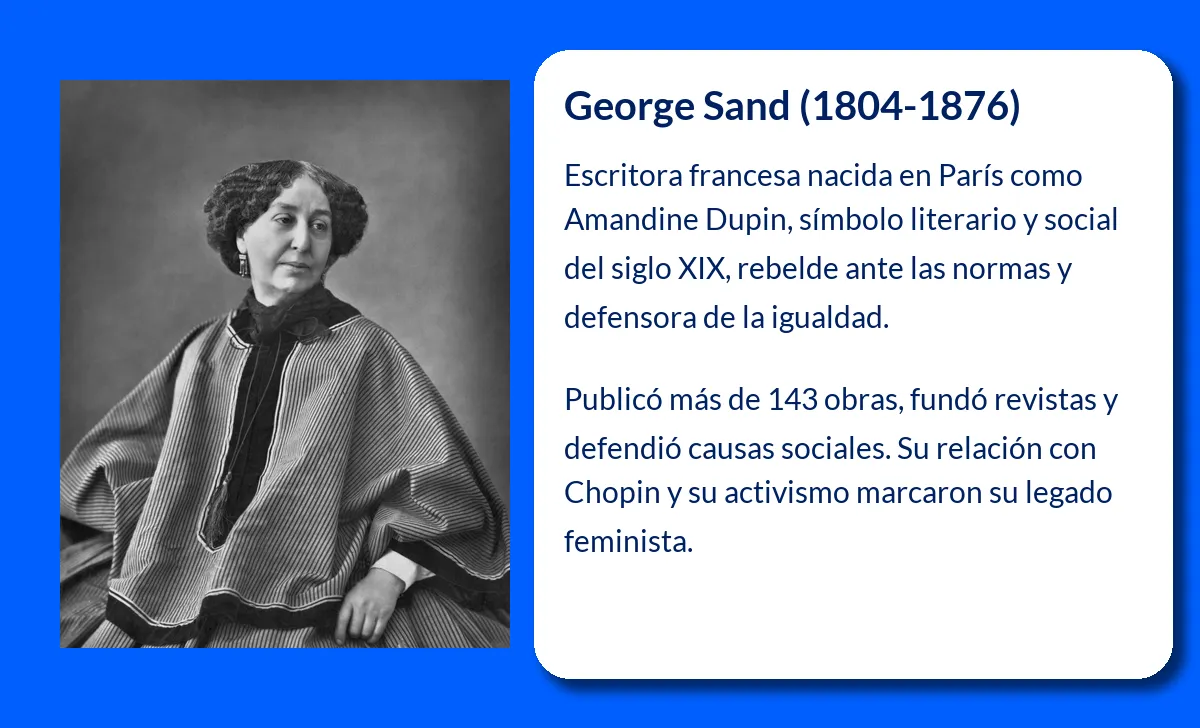 George Sand. La escritora que rompió los moldes de su tiempo