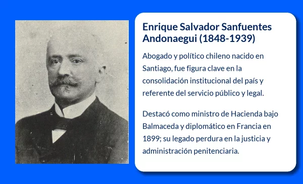 Enrique Salvador Sanfuentes Andonaegui. El abogado y político chileno de gran legado