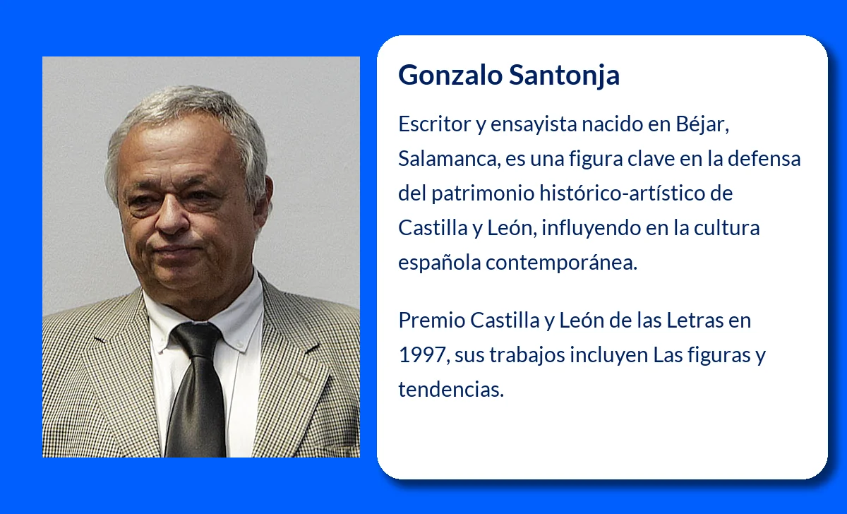 Gonzalo Santonja (1952-VVVV). El intelectual que defiende el patrimonio histórico-artístico de Castilla y León