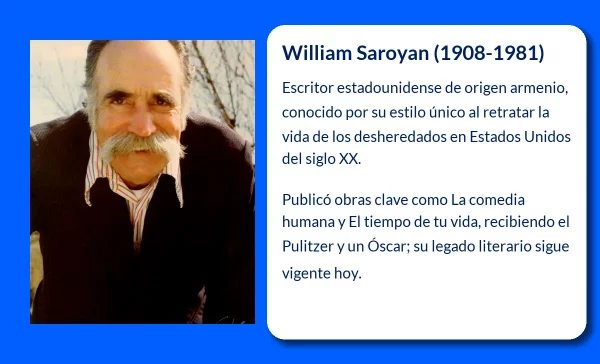 William Saroyan:. El escritor que capturó la esencia de la vida de los desheredados