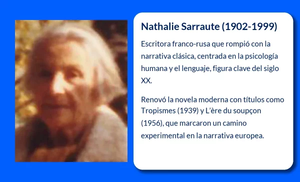 Nathalie Sarraute. La escritora que desafió la narrativa tradicional
