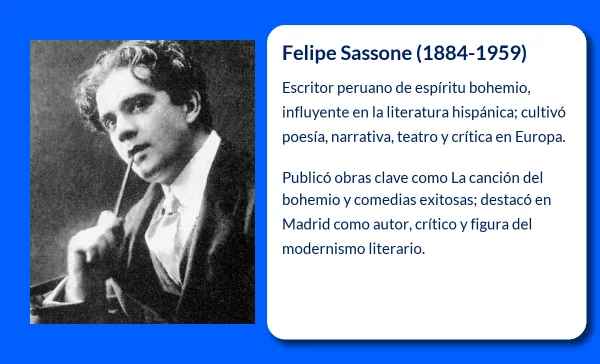 Felipe Sassone. El destacado poeta