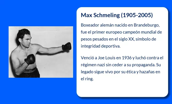 Max Schmeling. El primer campeón mundial europeo de peso pesado del siglo XX