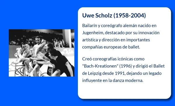 Uwe Scholz. El genio de la danza que marcó historia en el ballet europeo