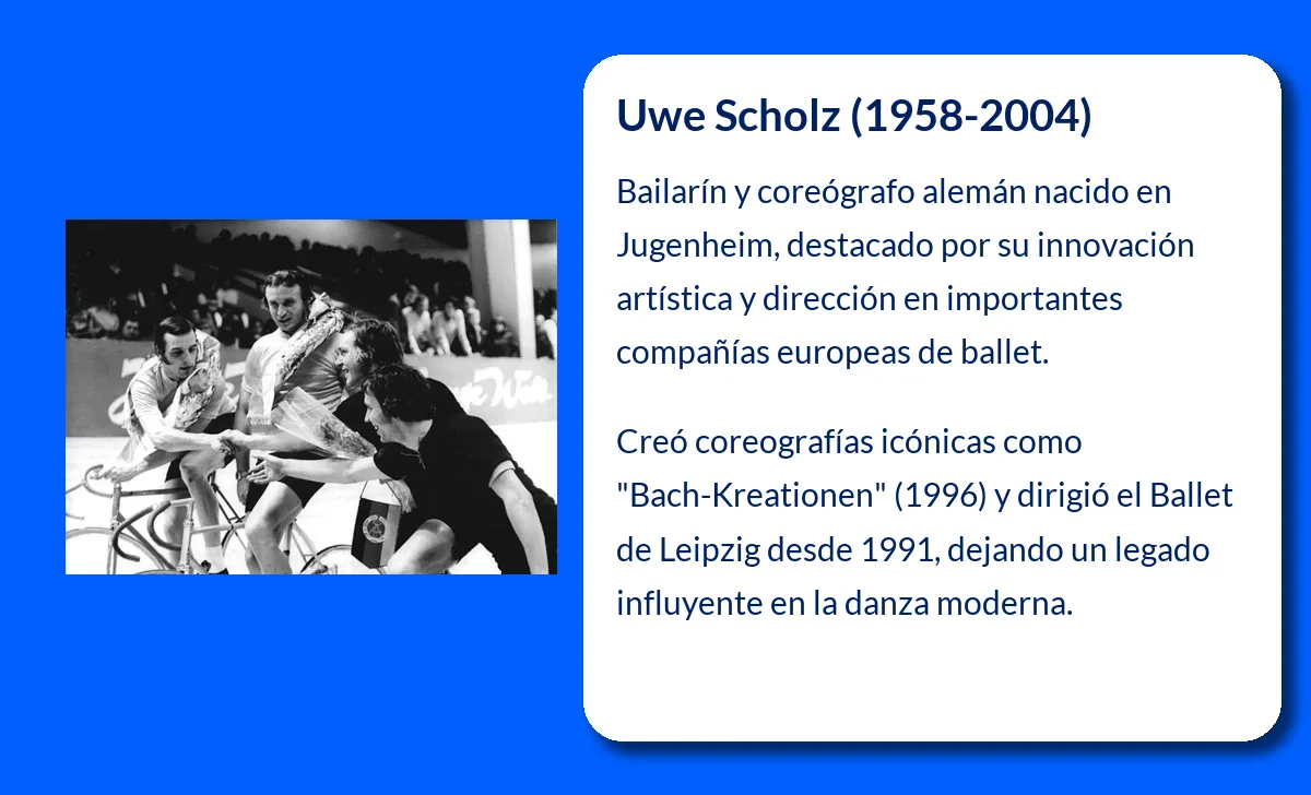 Uwe Scholz. El genio de la danza que marcó historia en el ballet europeo